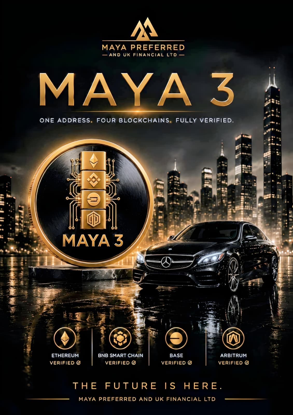 MAYA 3 — One Address, Four Blockchains, Fully Verified
