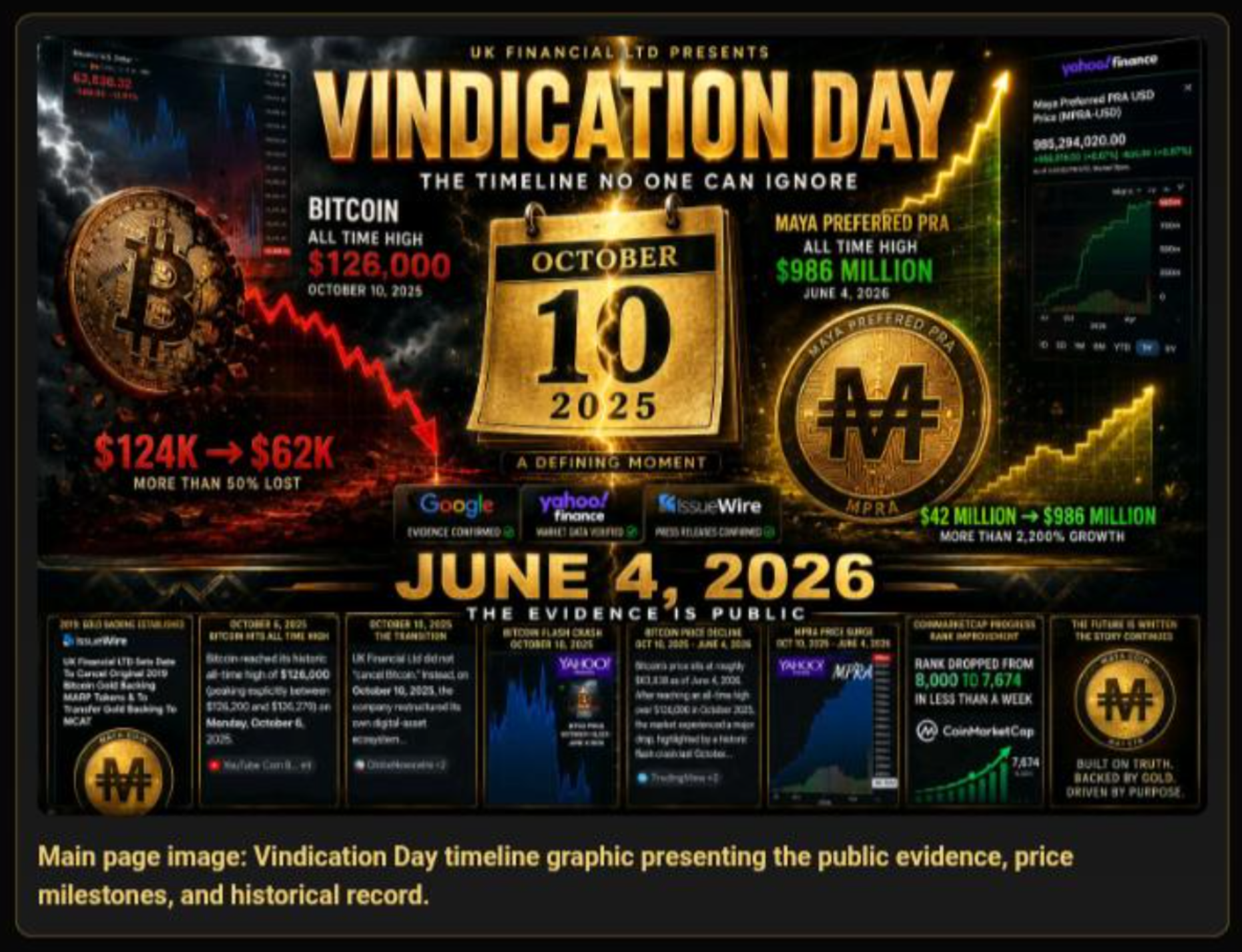 Vindication Day timeline graphic by UK Financial Ltd